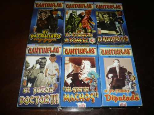 Lote De 6 Películas De Cantinflas. Vhs Ozzyperu