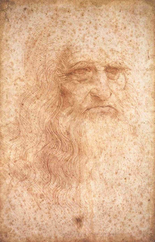 Lienzo Canvas Arte Leonardo Da Vinci 1513 Autorretrato 40x30