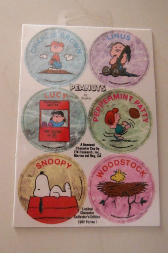 Snoopy Pogs Limited Characters Collection 1993 Retro Tazos