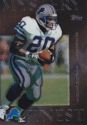 1997 Topps Mystery Finest Barry Sanders Rb Lions