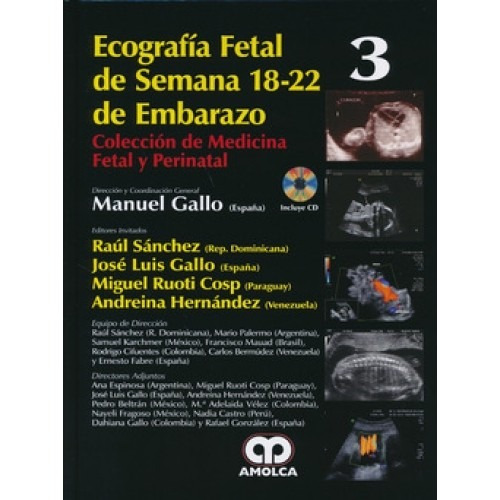 Ecografía Fetal De Semana 18-22 De Embarazo. Gallo.