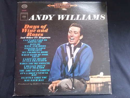 Lp Andy Williams Days Of Wine And Roses