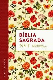 Bíblia Sagrada Nvt - Flores Letra Grande Capa Flexível