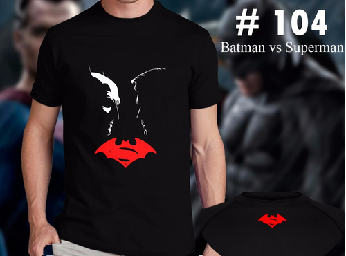 Batman Vs Superman Remeras Estampadas De Comics