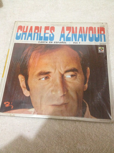 Charles Aznavour Canta En Español Disco De Vinil Original 