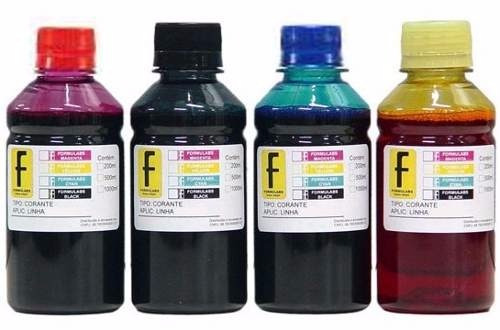 Kit 1lt Tintas Formulabs Para Epson 4x 250mls