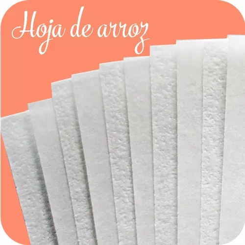 Hojas De Arroz (papa) Papel Comestible Paquete De 10 Hojas