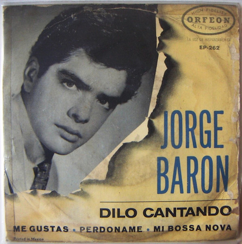 Rock Mexicano, Jorge Baron, Dilo Cantando, Ep 7´,
