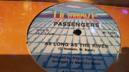 Passengers Midnight  As Long As The River Vinilo Maxi 1981