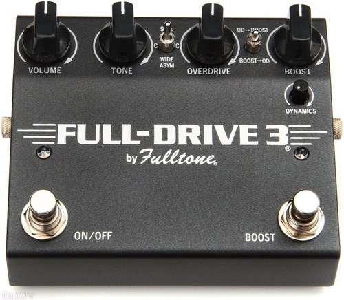 Fulltone Full-drive Iii Black Overdrive Boost C/ Nota Fiscal