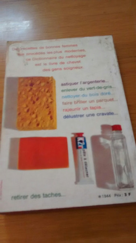 Dictionnaire Du Nettoyage - D. Chappat (Usado)