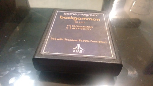 Backgammon Para Atari 2600,funcionando Perfectamente.