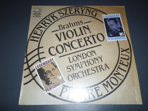 Brahms Violin Concerto Henryk Szeryng Pierre Monteux * Lp