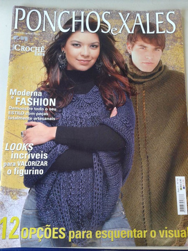 Revista Ponchos E Xales - Crochê - Nº1