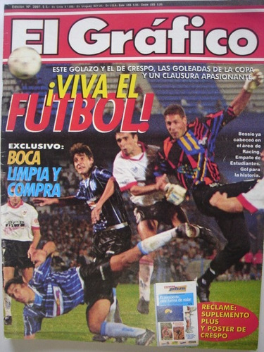 Grafico Año 1996 Colon De Santa Fe 1 Boca 0 Gol De Bossio