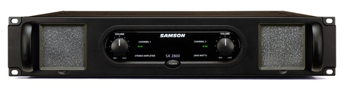 Samson Sx2800 - Potencia H, 900+900 En 4 Ohms, 700+700 En 8 Ohms, 1400+1400 En 2 Ohms, Fans Var, Entrada Xlr, 2u De Rack