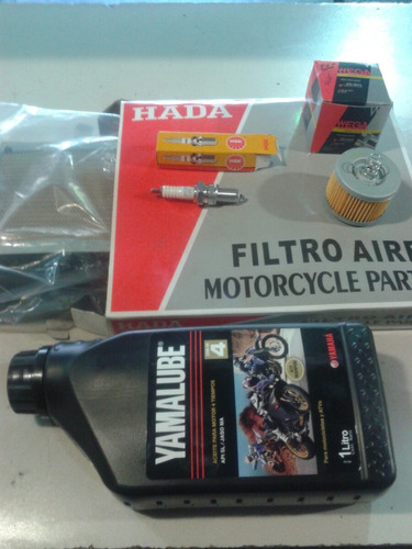 Kit Service Brasil Yamaha Fz 16 Filtro Aire Aceite Bujia Cuo