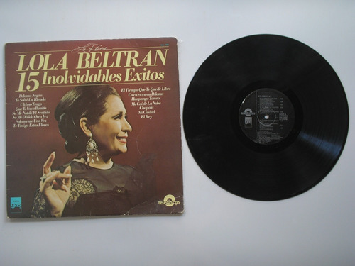 Lp Vinilo Lola Beltran 15 Exitos Inolvidables Print Usa1981