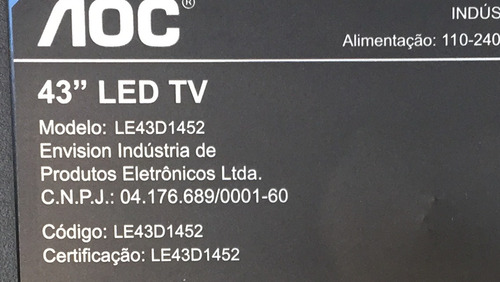Base Tv Aoc Le 43d1452