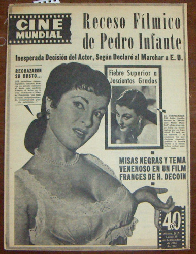 Revista Cinemundial,lolita Sevilla,silvana Pampanini