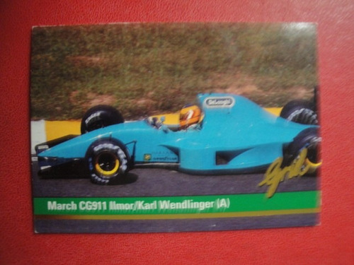 Figuritas Grid Formula 1 Año 1992 March Cg911 Nº16