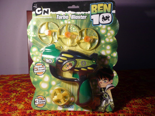 Ben 10 Turbo Blaster Con Discos Original Ditoys