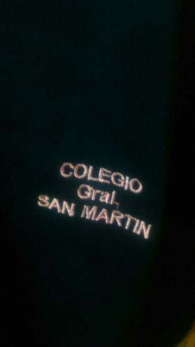 Uniforme Del Colegio S. Martín De Boulogne (Usado)