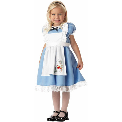 Disfraz De Alice Para Niña Talla Small 4-6 Halloween