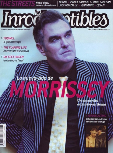 Revista Los Inrockuptibles 103. Mayo 2006. Morrisey