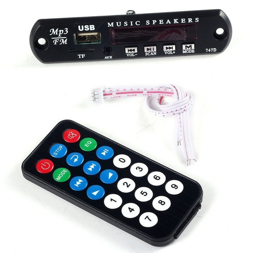 Decodificador Mp3 - Sd, Usb, Mp3 Controle Remoto