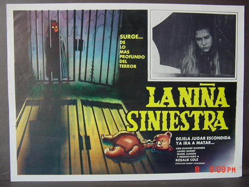 La Niña Siniestra Terror The Child Horror Cartel De Cine '77