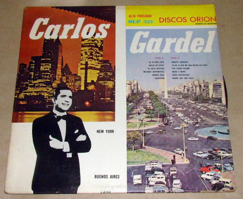 Carlos Gardel New York Buenos Aires Lp Argentino / Kktus