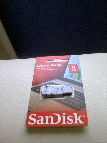 Pendrive 8gb Sandisk Cruzer Blade Usb Con Blister