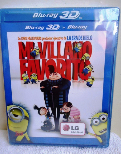 Mi Villano Favorito Pelicula Blu-ray 3d + Blu-ray