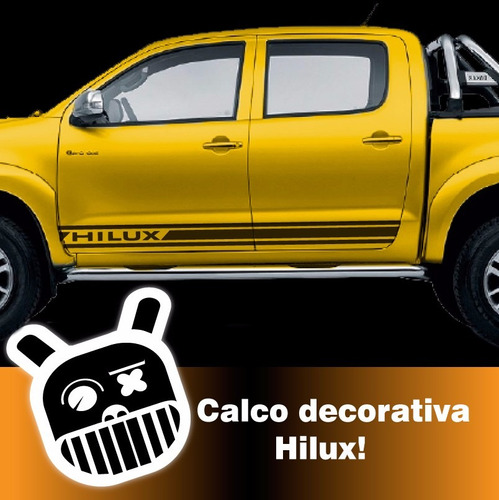 Calco Ploteo S-line 2 Toyota Hilux Calcomania Vinilo V