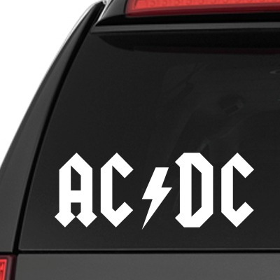 Stickers Acdc Metal Mde