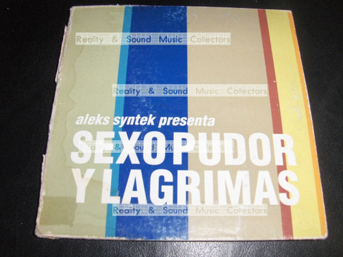 Aleks Syntek Sexo Pudor Y Lagrimas Cd Single Con Entrevista