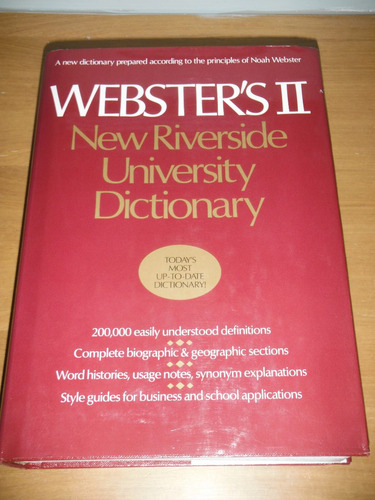 Diccionario Webster's 2