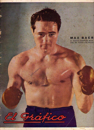 El Grafico / N° 782 / 1934 / Max Baer / Ernesto Lazzatti Z27