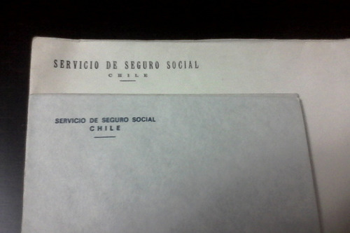 Sobres Fiscales Vacios De Los Años 70