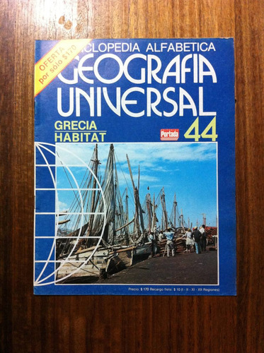Enciclopedia Alfabetica Geografia Universal Fasciculo Nº44