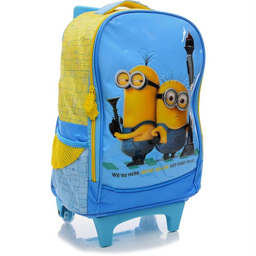 Mochila Rodinhas Malvado Minions G - Xeryu's