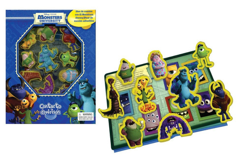 Monsters University Libro De Cuentos + 10 Monstruos