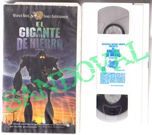 Pelicula Vhs El Gigante De Hierro