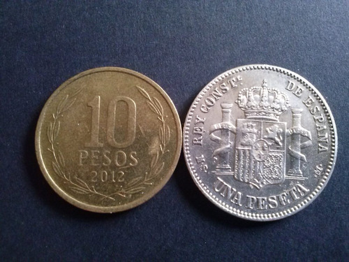Moneda España 1 Peseta 1883 Plata (c1 Classic)