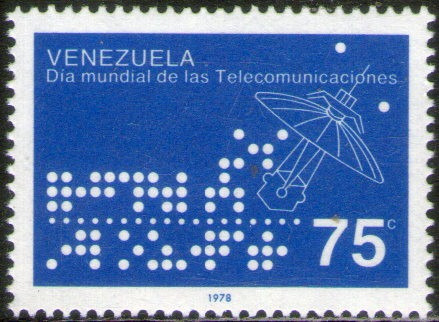 Venezuela Sello Mint 10° Congr. Telecomunicaciones Año 1978