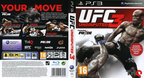 Jogo Ufc Undisputed 3 Ps3 Mídia Física Original Playstation 