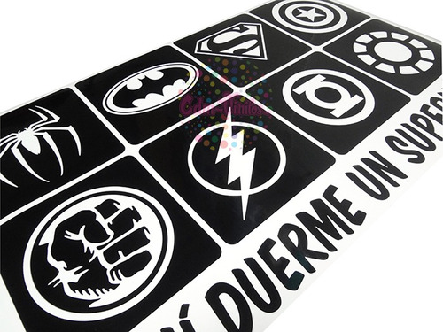 Vinilo Decorativo Infantil Superheroes Puerta Pared Batman