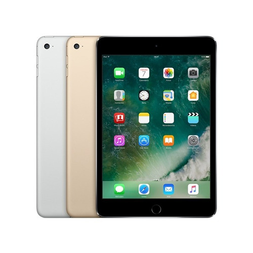 Imagen 1 de 3 de Apple iPad Mini 4 16gb Wifi + 4g Gris Modelo A1550- Tecsys!!