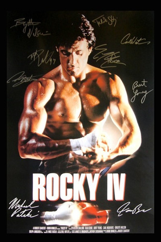 Carteles Antiguos Chapa Poster 60x40cm Rocky 3 Balboa Fi-012